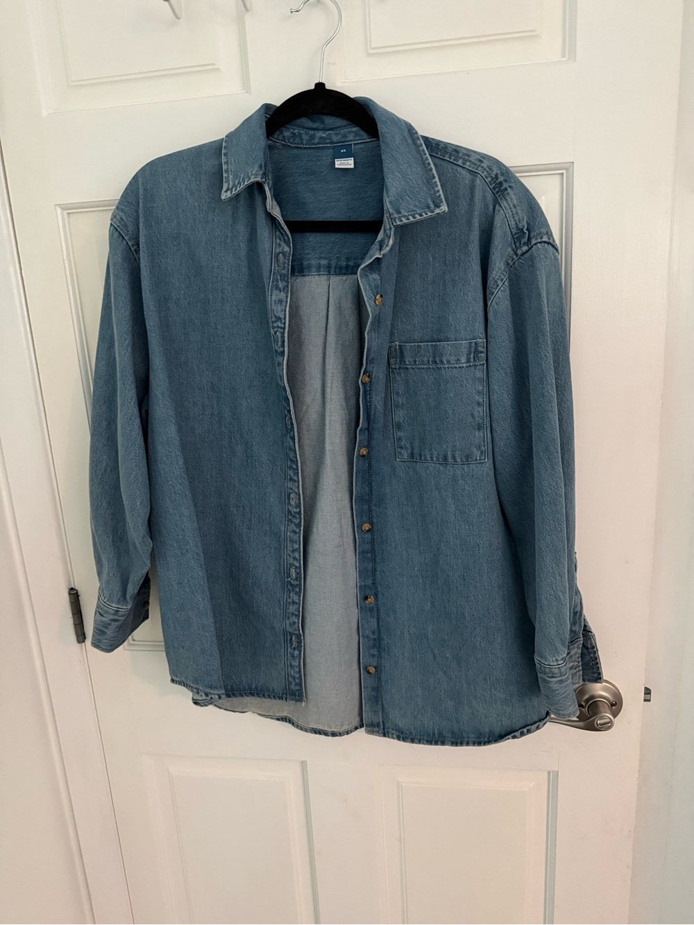 Old Navy Light Blue Denim Shirt